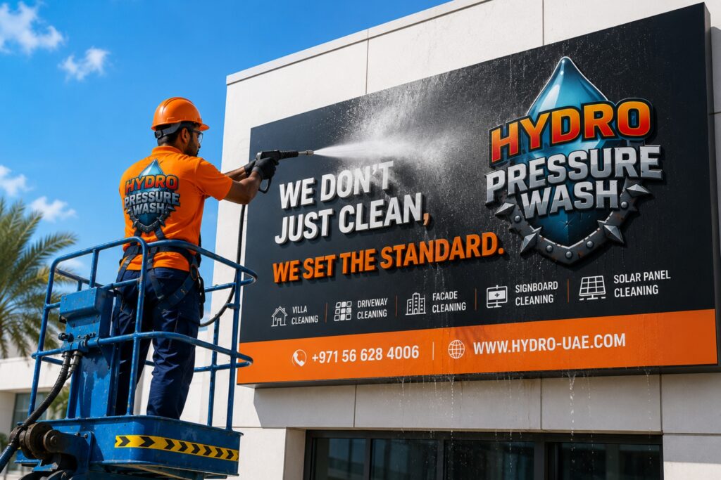 Signboard Cleaning: Why Dust Buildup Is Hurting Your Brand Visibility